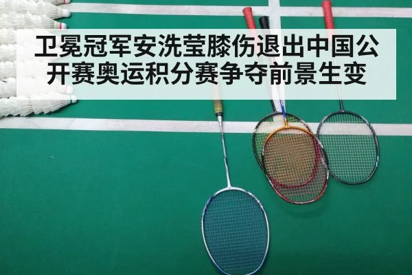 卫冕冠军安洗莹膝伤退出中国公开赛奥运积分赛争夺前景生变